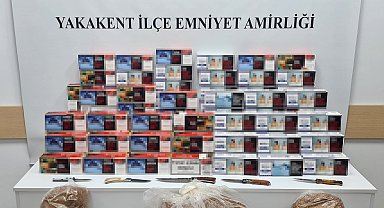 Samsun'da 20 bin adet makaron ve 25 kilo kaçak tütün ele geçirildi