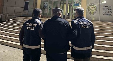 Samsun'da 45 yıl hapis cezası bulunan şahıs yakalandı