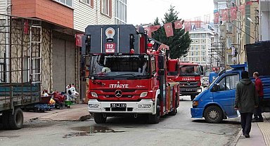 Samsun'da baca yangını korkuttu