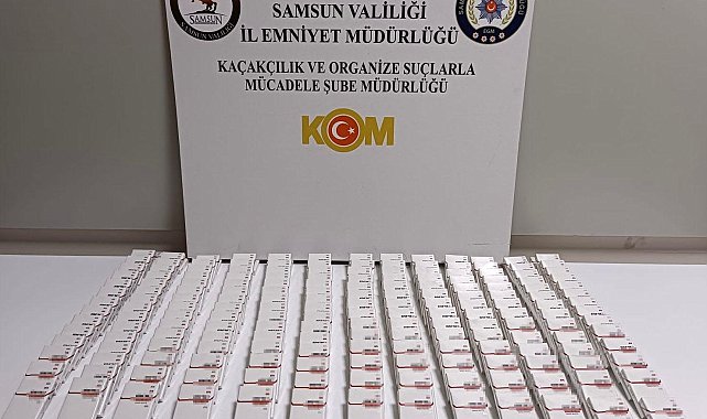 Samsun'da gümrük kaçağı sigara ele geçirildi