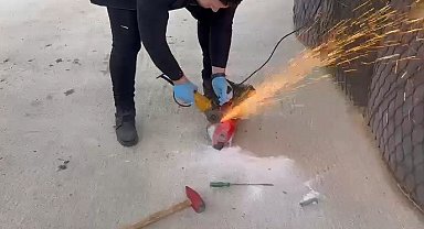 Samsun'da yangın tüpüne gizlenmiş 4,7 kilo metamfetamin ele geçirildi