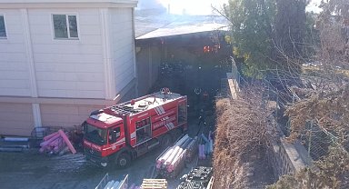 Şanlıurfa'da tekstil fabrikasında yangın
