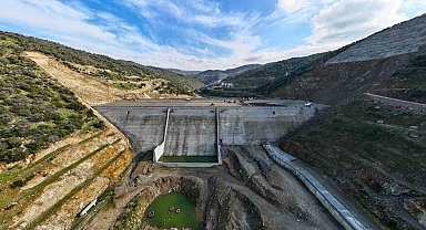 Sarıçay Barajı'nda çalışmalar hız kesmiyor