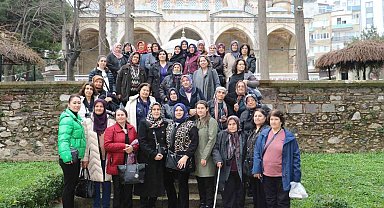 Saruhanlılı kadınlar Manisa'yı adım adım gezdi