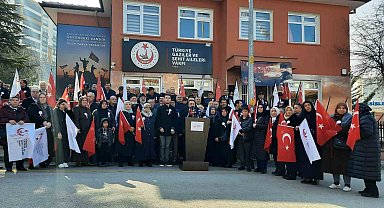 Şehit aileleri ve gazilerden 'Terörsüz Türkiye" desteği