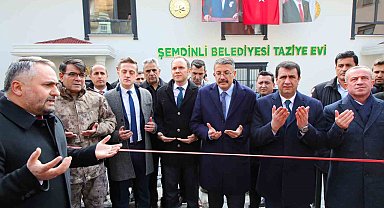 Şemdinli'de taziye evi açıldı