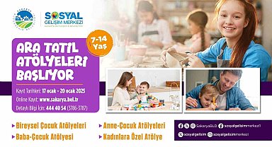 SGM'de Ara Tatil Atölyeleri için kayıtlar başladı