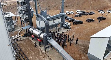 Siirt'te asfalt plenti deneme üretimi başarıyla gerçekleştirildi