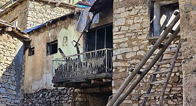 Siirt'te ev yangını