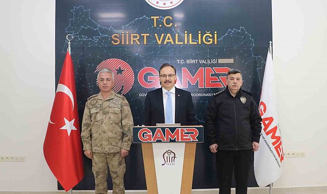 Siirt'te güvenlik ve asayiş değerlendirme toplantısı