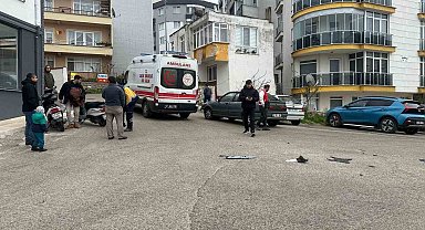 Sinop'ta trafik kazası: 1 yaralı