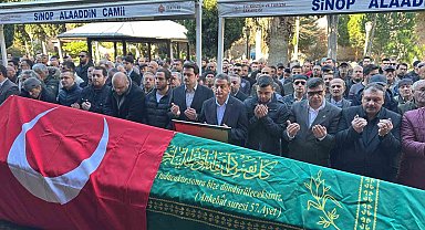 Sinop'ta vefat eden doktor son yolculuğuna uğurlandı