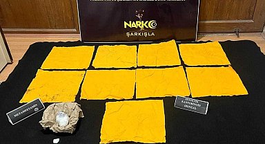 Sivas'ta piyasa değeri 4,5 milyon olan uyuşturucu ele geçirildi