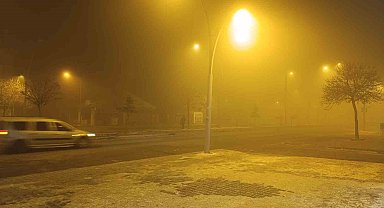 Soğuk rekortmeni Çaldıran'da sis