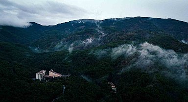 Soğuksu Milli Parkı'nda sisle kartpostallık görüntüler ortaya çıktı