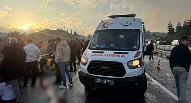 Söke'de trafik kazası: 1 ölü, 2 yaralı