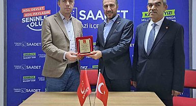 SP Melikgazi İlçe Başkanlığı'nda devir teslim töreni gerçekleşti