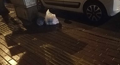 Şüpheli poşetten portakal çıktı