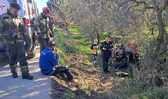 Tamire götürmek istediği traktörün altında kalan sürücü hayatını kaybetti