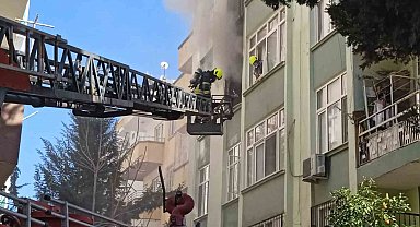 Tarsus'ta ev yangını