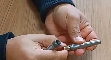 Tarsus'ta şüpheli şahsın üzerinden kalem tabanca çıktı