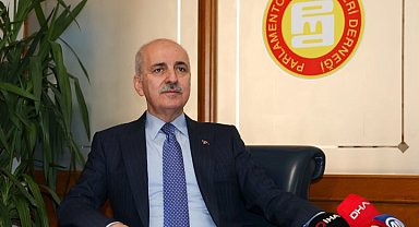 TBMM Başkanı Kurtulmuş'tan Parlamento Muhabirleri'ne ziyaret
