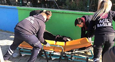 Tekirdağ'da alkollü şahıs kaldırıma yığıldı