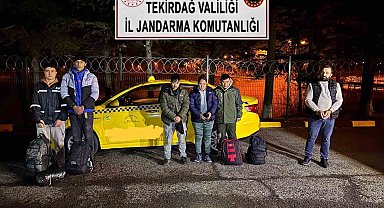 Tekirdağ'da düzensiz göç uygulamasında 5 göçmen ve 1 organizatör yakalandı