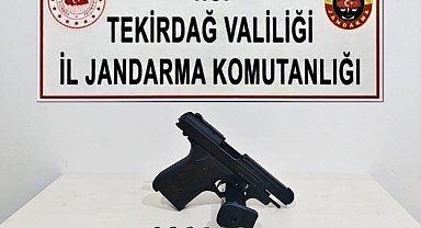 Tekirdağ'da jandarmadan silah operasyonları: 3 gözaltı