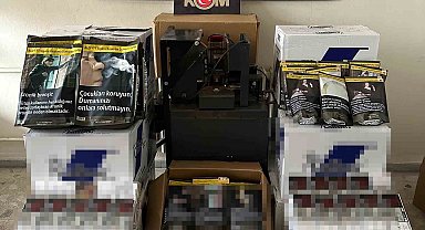 Tekirdağ'da kaçak tütün operasyonuna 8 gözaltı