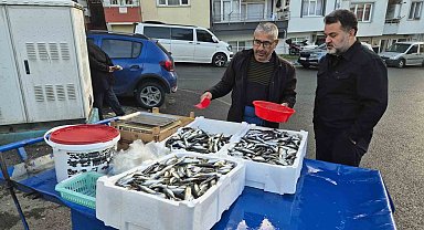 Tekirdağ'da seyyar tezgahlarda istavritin kilosu 150 liraya satılıyor