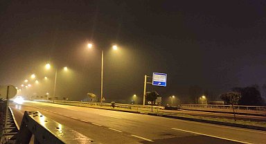 Tekirdağ'da sis etkili oldu