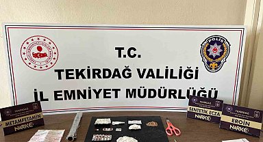 Tekirdağ'da uyuşturucu operasyonlarında 9 kişi tutuklandı