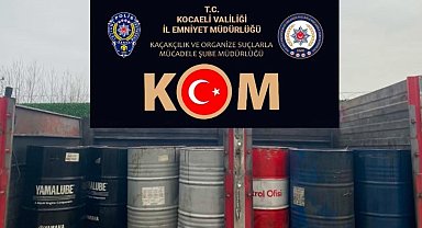 TEM'de bir araçta 2 ton 550 litre kaçak akaryakıt ele geçirildi