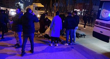 Tırın çarptığı yaya ağır yaralandı