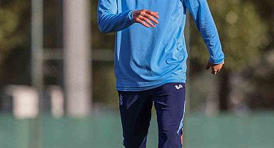 Trabzonspor, yeni yılın ilk antrenmanını yaptı