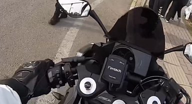 Trafik denetiminde gülümseten anlar