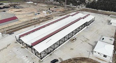 Trakya'nın en büyük canlı hayvan pazarı açılış için gün sayıyor