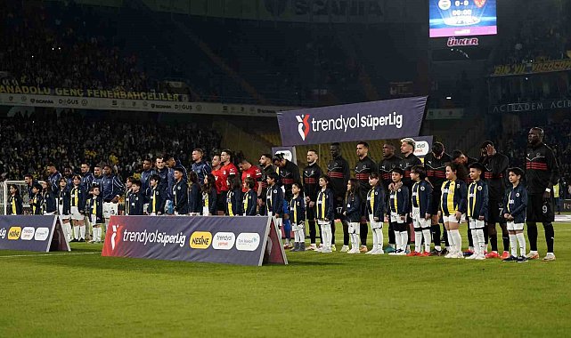 Trendyol Süper Lig: Fenerbahçe: 1 - Atakaş Hatayspor: 0
