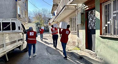 Türk Kızılayı aralık ayında ihtiyaç sahiplerinin yüzünü güldürdü
