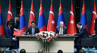 Türkiye ve Moğolistan arasında 10 anlaşma imzalandı