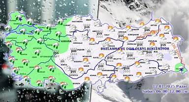 Türkiye yağışlı havanın etkisinde... İşte Meteoroloji'den 12 Ocak Pazar raporu