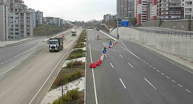 Türkiye'nin en maliyetli şehir içi yollarından Kanuni Bulvarı inşaatında sona doğru