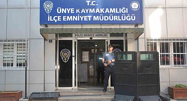 Ünye'de suç oranları düştü, suçların aydınlanma oranları artı