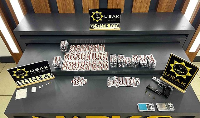 Uşak'ta 7 uyuşturucu satıcısı tutuklandı
