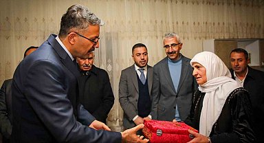 Vali Ali Çelik, şehit ve gazi ailelerini ziyaret etti