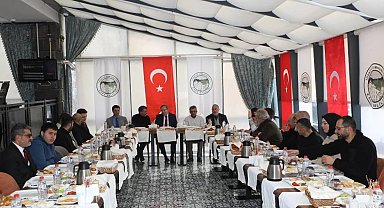 Vali Ziya Polat, basınla bir araya geldi