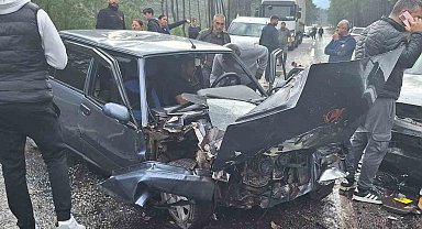 Yağışlı hava Marmaris yolunda kazaya sebep oldu