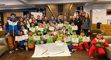 Yakutiye'de "Kar Tanesi" projesiyle öğrenciler kayak sporuyla buluşuyor