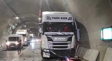 Yeniköprü Tüneli'nde kaza: 1 yaralı